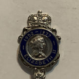 Elizabeth II 1952 1977 Collectable Souvenir Spoon CE