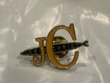JC Jesus Christ Fish Lapel Hat Pin