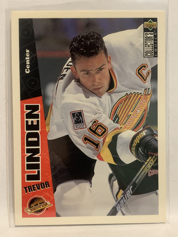 #268 Trevor Linden Vancouver Canucks 1996-97 Upper Deck Collector's Choice Hockey Card