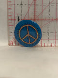 Peace Sign Button Pinback