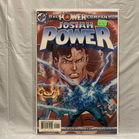 #1 Josiah Power The Power Company DC Comics AF 7036
