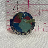 Once in a Blue Moose Alaska  Lapel Pin