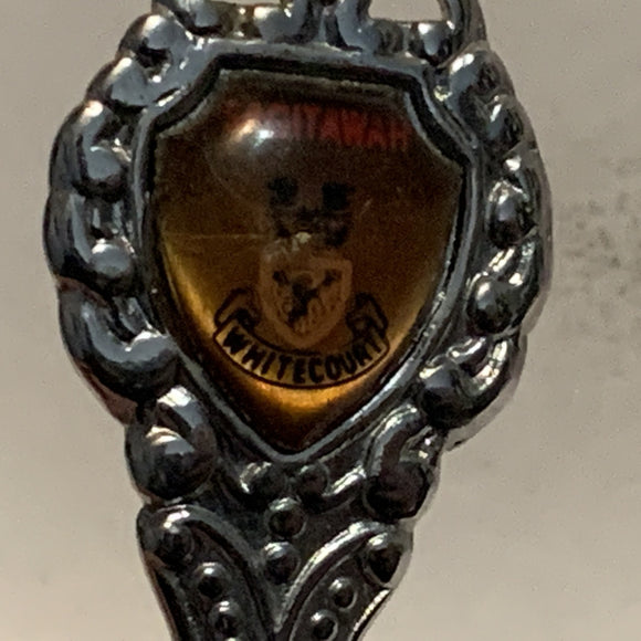 Sagitawah Whitecourt Coat of Arms Alberta Collectable Souvenir Spoon CE