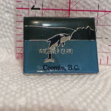 Vancouver Island Coombs British Columbia Killer Whale Orca  Lapel Pin