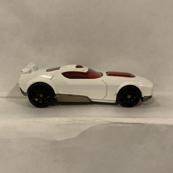 White  Fast Fish Hot Wheels Diecast Car BN
