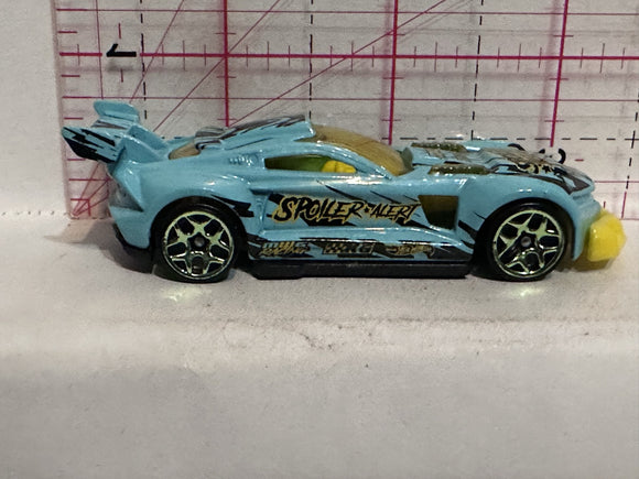 Blue Spoiler Alert Track Ripper FJV42 R16 2017 Hot Wheels Diecast Car