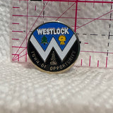 Westlock Alberta Town of Opportunity  Lapel Pin