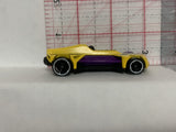 Yellow Med-Evil Hot Wheels Loose Diecast Car 1/64 IK