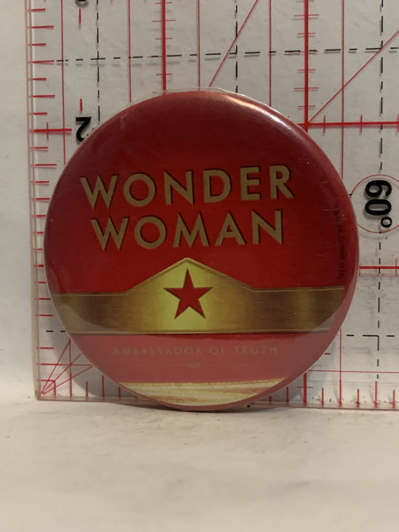 Wonder Woman Ambassador of Truth DC Comics Button Pinback