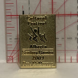 Alberta Seniors Games 2003 Fort McMurray Lapel Hat Pin