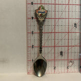 Radium Hot Springs Maple Leaf Canada Collectable Souvenir Spoon CF