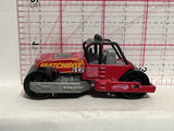 Red Road Roller 2000 Matchbox Diecast Car