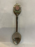 Columbia Icefield Alberta Wild Rose Souvenir Spoon