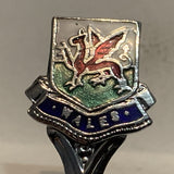 Wales Dragon Crest Emblem Collectable Souvenir Spoon CF