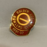 Golden Age Bowlers Club 1991 92 Lapel Hat Pin