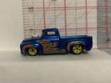Blue Quick Lube DTX35 Custom '56 Ford Truck 2008 Hot Wheels Loose Diecast Car 1/64 IK