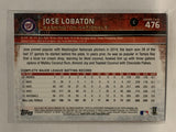 #476 Jose Lobaton Washington Nationals 2015 Topps Series two Baseball Card