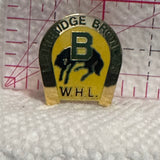 Lethbridge Broncos WHL Hockey  Lapel Pin