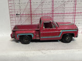 Red Chevy Stepside Truck Yat Ming Diecast Car