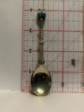 Blue White Windmill Clog Shoes Souvenir Spoon