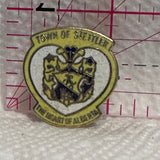 Town of Stettler Crest The Heart of Alberta  Lapel Pin