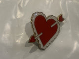 Valentine Heart Arrow Lapel Hat Pin