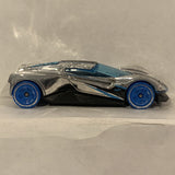Silver Crescendo ©2016 Hot Wheels Diecast Car BG
