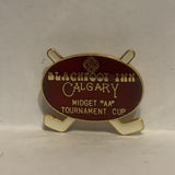 Blackfoot Inn Calgary Midget AA Tournament Cup Hockey Lapel Hat Pin
