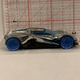 Silver Crescendo ©2016 Hot Wheels Diecast Car BG