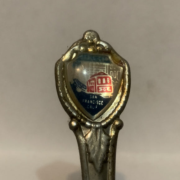 Cable Car San Francisco California Collectable Souvenir Spoon EP