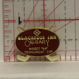 Blackfoot Inn Calgary Midget AA Tournament Cup Hockey Lapel Hat Pin
