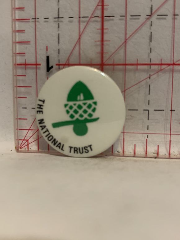 The National Trust Logo Button Pinback