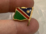 Namibia Flag Lapel Hat Pin