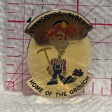 Evansburg Alberta Home of the Grough  Lapel Pin