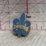Quebec Fleur de li  Lapel Pin
