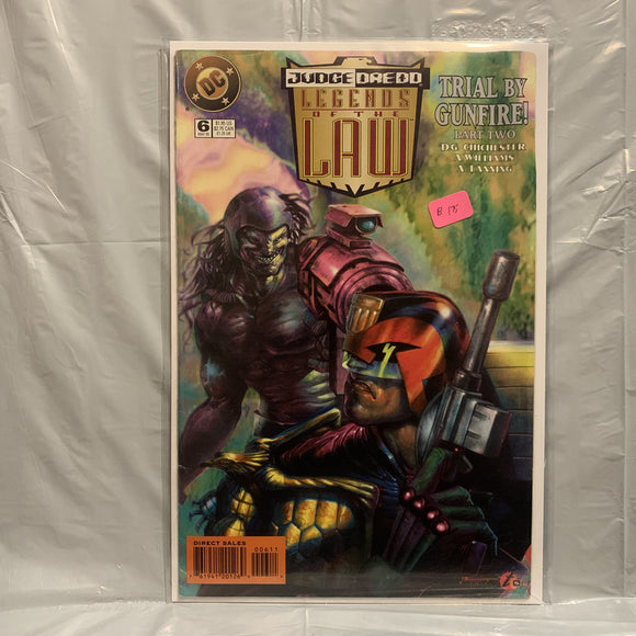 #6 Judge Dredd Legends of the Law Trial by Gunfire Part 2 DC Comics AG 7105