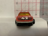 Red #42 Pontiac Fiero  Majorette Loose Diecast Car 1/55 IL