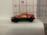 Red #42 Pontiac Fiero  Majorette Loose Diecast Car 1/55 IL