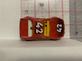 Red #42 Pontiac Fiero  Majorette Loose Diecast Car 1/55 IL