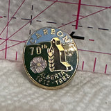 Carbon Alberta 70th 1912 1982  Lapel Pin