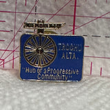 Trochu Alta Alberta Hub of a Progressive Community  Lapel Pin