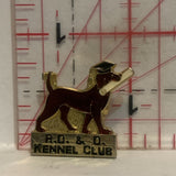 RD & D Kennel Club Dog Lapel Hat Pin