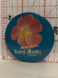 Travel Alberta Wish you were here Button Pinback