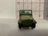 Green Camo Jeep Unbranded Loose Diecast Car 1/64 IL