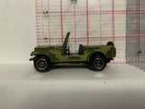 Green Camo Jeep Unbranded Loose Diecast Car 1/64 IL
