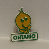 Ontario Onion Mascot Logo Lapel Hat Pin