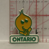 Ontario Onion Mascot Logo Lapel Hat Pin