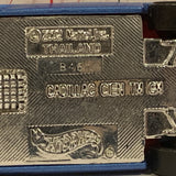 Blue Police Interceptor Cadillac Cien ©2002 Hot Wheels Diecast Car BK