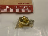 North Carolina State Flag Lapel Hat Pin