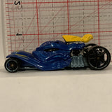 Blue  Tomb Up ©2009 Hot Wheels Diecast Car BK